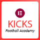 Kicks - Football Academy Elementor Template Kit - ThemeForest Item for Sale